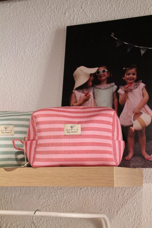 Neceser Stripes Pink