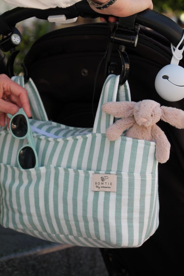 Bolsa pocket stripes Mint - Imagen 4