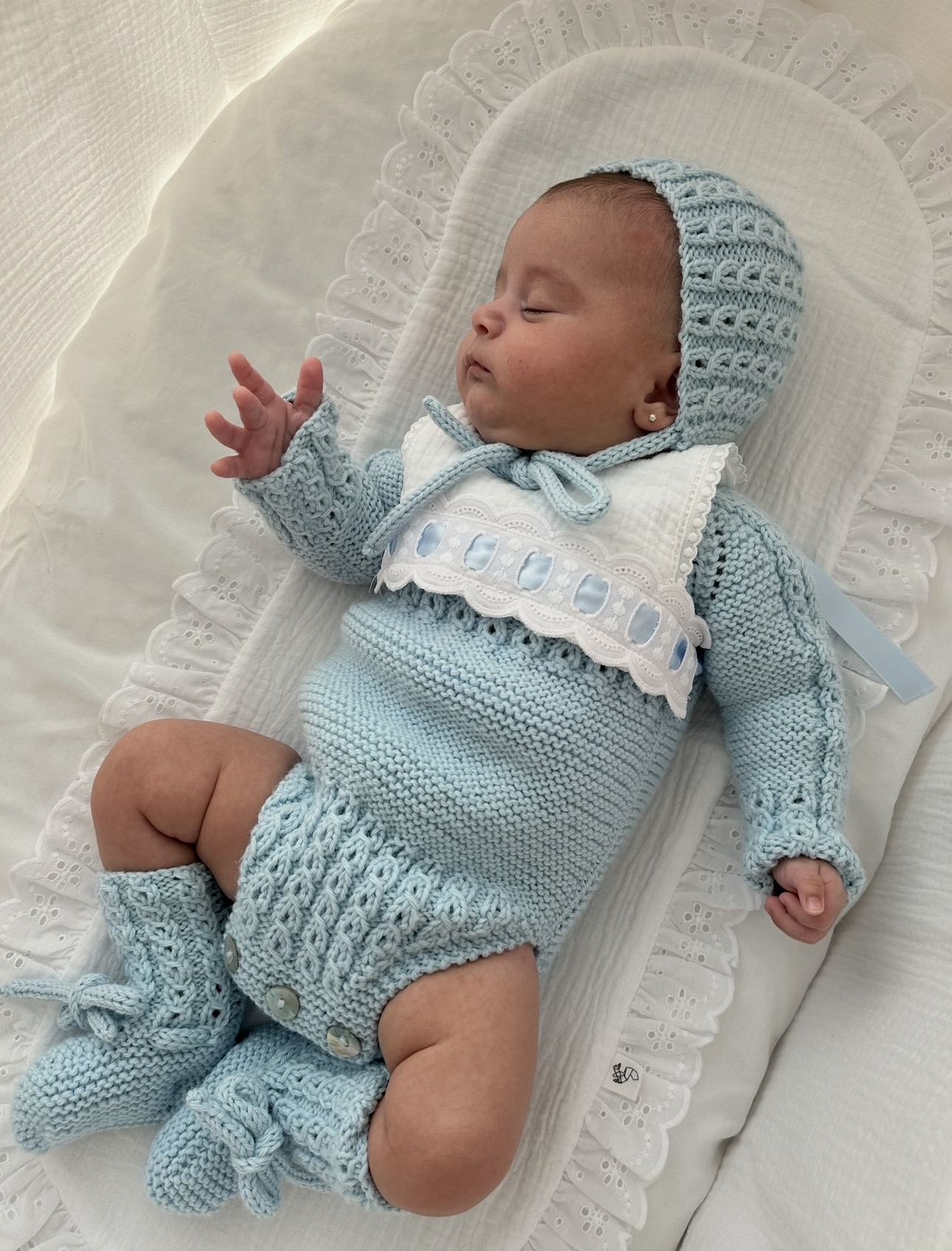 Conjunto de lana Marieta Celeste
